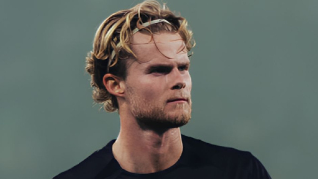 Morten Hjulmand, con la maglia dello Sporting &copy; profilo Instagram mortenhjulmand