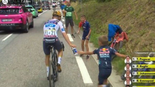 Remco Evenepoel - © Screenshot Eurosport