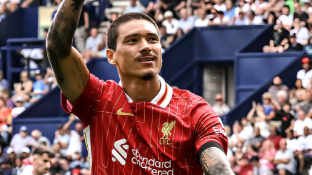 Darwin Nunez con la maglia del Liverpool &copy; profilo Instagramdarwin_n9