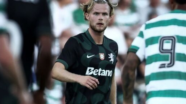 Morten Hjulmand, centrocampista dello Sporting Lisbona. Foto © Sporting Lisbona