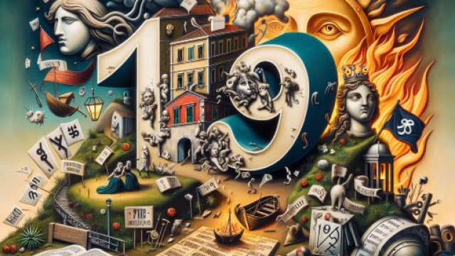 Numero 19 della Smorfia napoletana, risata per la Vergine. &copy; Immagine creata con Dall-E