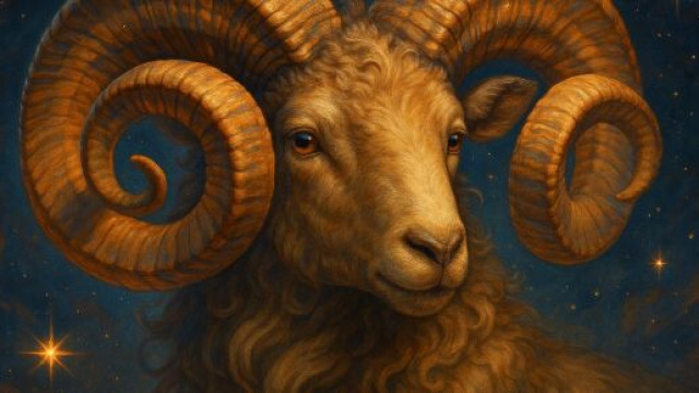 Illustrazione ispirata al segno zodiacale dell'Ariete. © Immagine creata con Dall-E