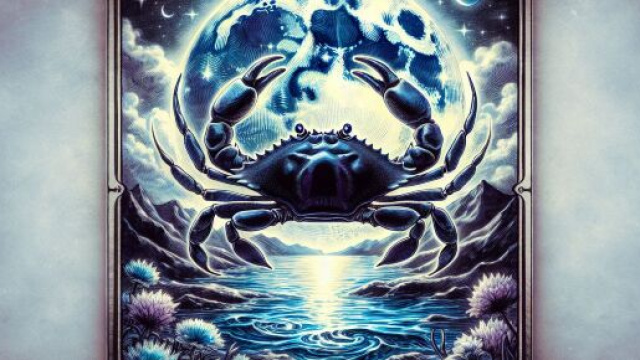 La carta dei tarocchi della Luna per il segno del Cancro di agosto 2025. © Immagine creata con Dall-E