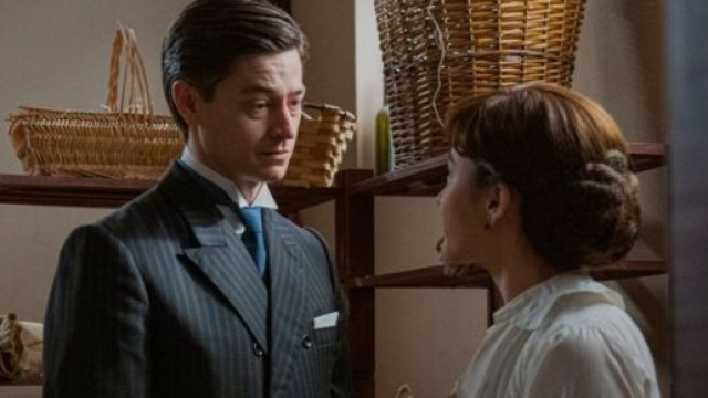 Catalina e Pelayo in una scena de La Promessa © Mediaset.
