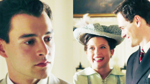 Curro, Martina e Jacobo in scena, screenshot © La Promessa.