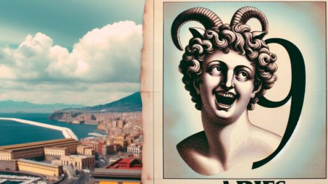 Numero 19 della Smorfia napoletana, 'a resata. © Immagine creata con Dall-E