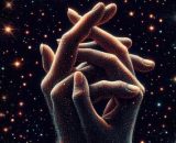 Mani intrecciate tra le stelle - © Foto Pixabay IA.