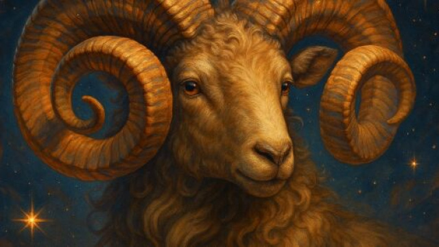 Illustrazione ispirata al segno zodiacale dell'Ariete. © Immagine creata con Dall-E
