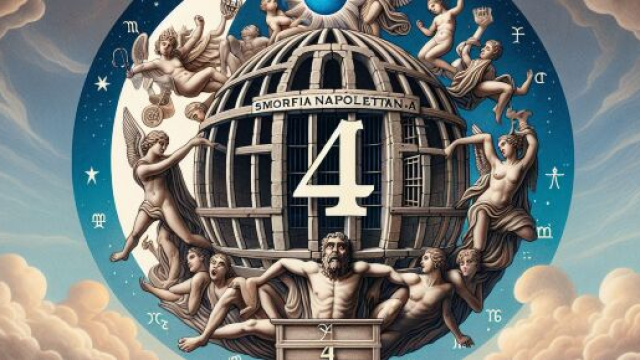Numero 44 della Smorfia napoletana, 'a prigione per il segno della Vergine. © Immagine creata con Dall-E