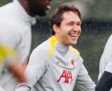 Federico Chiesa in allenamento © Liverpool FC
