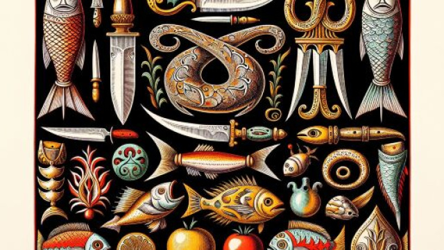 Numero 41 della Smorfia napoletana, 'o curtiello. © Immagine creata con Dall-E