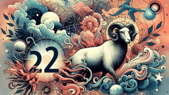 Numero 62 della Smorfia napoletana, 'o muorto acciso, per l'Ariete in cerca di rinascita. © Immagine creata con Dall-E