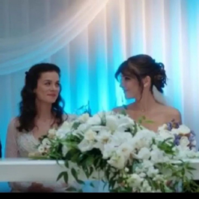 Bahar al suo matrimonio © La forza di una donna (Kadin) screenshot Youtube.