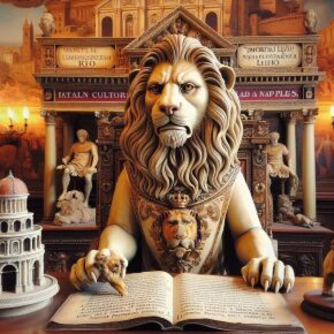 Numero 31 della Smorfia napoletana, 'o patrone 'e casa. © Immagine creata con Dall-E
