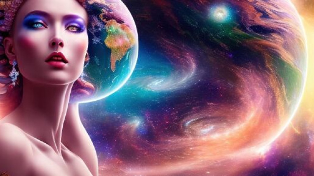 Donna nell'Universo foto da ©Pixabay