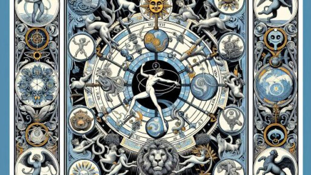 La carta dei tarocchi del Mondo per i Bilancia, simbolo di armonia e completamento. © Immagine creata con Dall-E