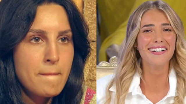 Sarah di Temptation Island e Martina De Ioannon - Screenshot &copy; Canale 5.