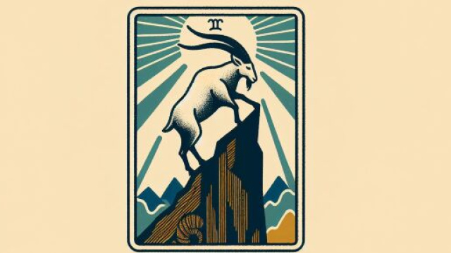 Carta dei Tarocchi 'La Forza', segno del Capricorno. © Immagine creata con Dall-E