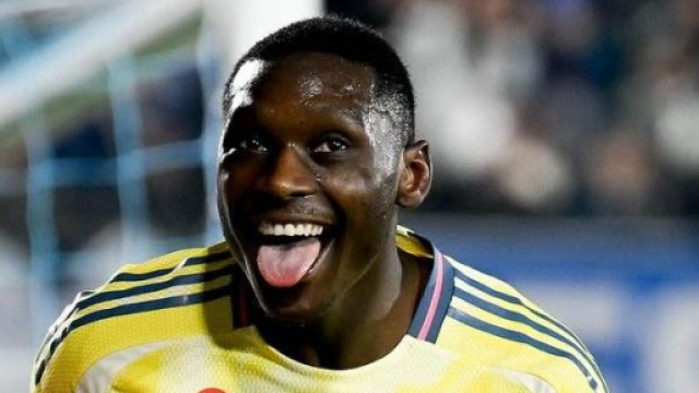 Kolo Muani esulta dopo un gol © Instagram
