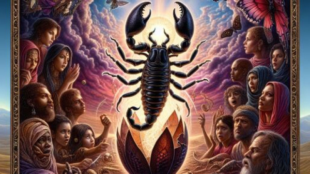 Tarocchi: il Giudizio per lo Scorpione. © Immagine creata con Dall-E