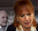 Sullo sfondo Luca De Santis (Luigi Di Fiore) in primo piano Giulia Poggi (Marina Tagliaferri) © Un Posto al Sole Rai
