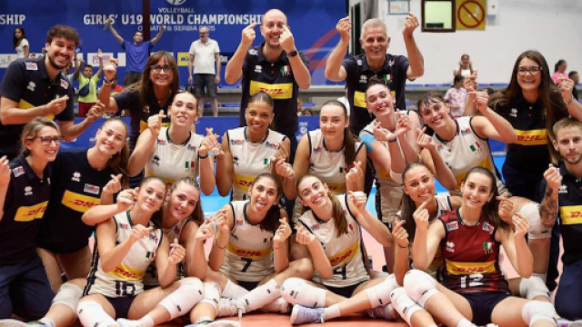 Italia femminile Volley © Pagina Facebook ufficiale della Federazione Italiana Pallavolo