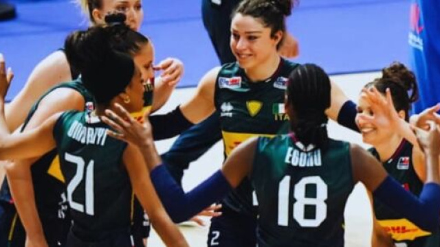 Italia femminile Volley © Pagina Facebook ufficiale della Federazione Italiana Pallavolo