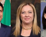 Guuseppe Conte, Giorgia Meloni ed Elly Schlein (© Wikimedia Commons)