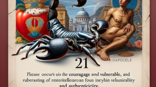 Numero 21 della Smorfia napoletana, 'a femmena annura per il segno dello Scorpione. © Immagine creata con Dall-E
