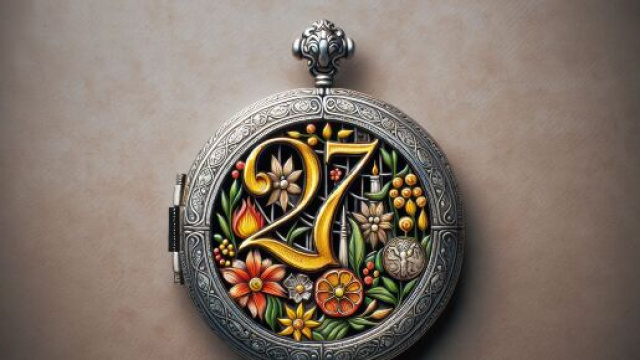 Numero 27 della Smorfia napoletana, pitale per i Gemelli. © Immagine creata con Dall-E