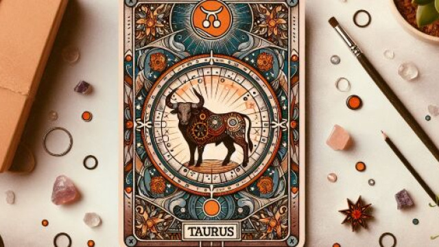 Oroscopo dei tarocchi con il Toro e il Mondo. © Immagine creata con Dall-E