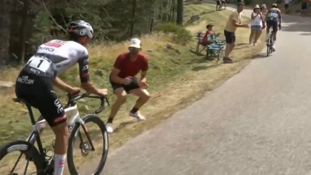 Ciccone e Del Toro alla Vuelta Burgos - © Screenshot TDP
