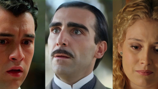 Curro, Lorenzo e Jana – screenshot © La Promessa.