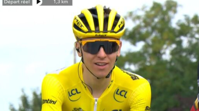 Tadej Pogacar - © Screenshot Eurosport
