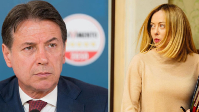 Giuseppe Conte e Giorgia Meloni (© Facebook)