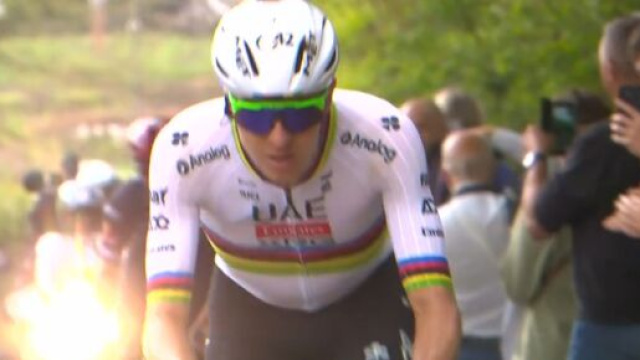 Tadej Pogacar - © Screenshot Eurosport