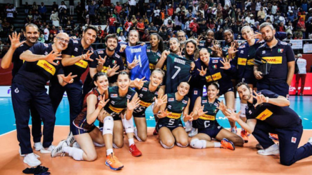 Nazionale italiana di pallavolo © Pagina Facebook ufficiale della Federazione Italiana Pallavolo.