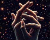 Mani intrecciate tra le stelle - © Foto Pixabay IA.