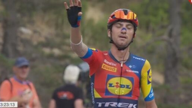 Giulio Ciccone © Screenshot/Eurosport.