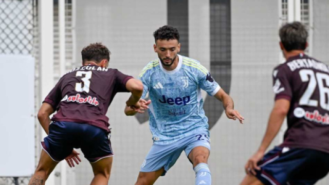 Joao Mario in campo contro la Reggiana © Juventus FC