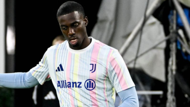 Timothy Weah in allenamento © Juventus FC