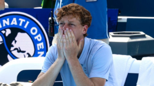 Jannik Sinner durante la finale di Cincinnati © Jannik Sinner/Instagram.