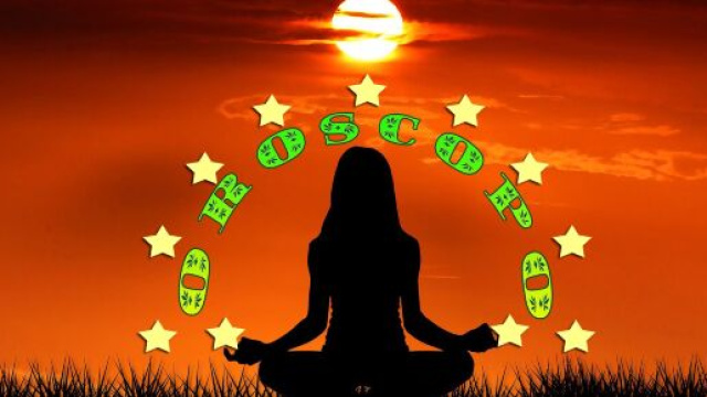 Figura yoga con le stelle dell'oroscopo - &copy; Roberta Carsoli.