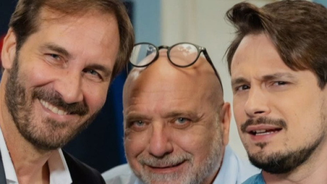 Alberto luca e Gianluca in una scena di un posto al sole ©