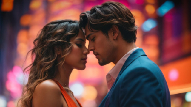 Coppia innamorata in dolce atteggiamento- © Pixabay IA.