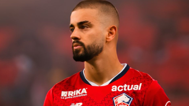 Edon Zhegrova con la maglia del Lilla &copy; profilo Instagram edonzhegrova10