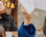 Sumru e Hikmet in conferenza stampa – © La notte nel cuore / Siyah Kalp.