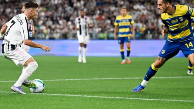 Francisco Conceicao in azione durante Juventus - Parma © Juventus FC