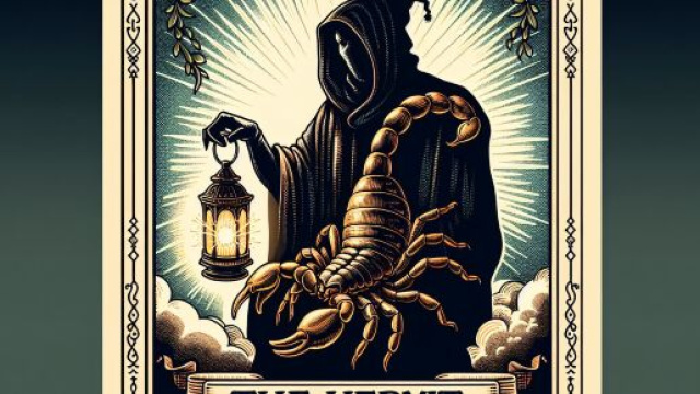 Tarocchi dell'Eremita nello Scorpione &copy; Immagine creata con Dall-E