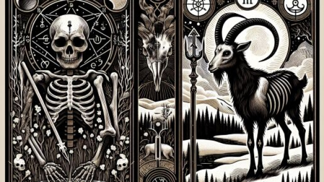 La carta Morte dei tarocchi per il Capricorno rappresenta cambiamento e rinascita &copy; Immagine creata con Dall-E